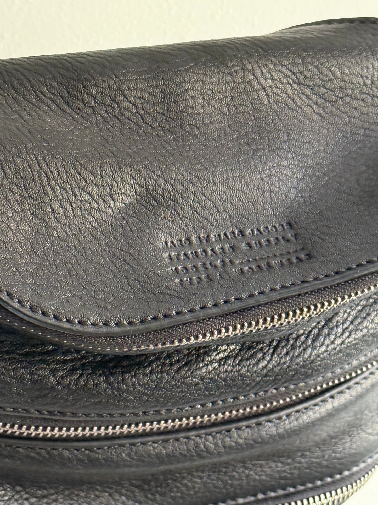 Marc Jacobs Leather Crossbody Bag with Zipper Details