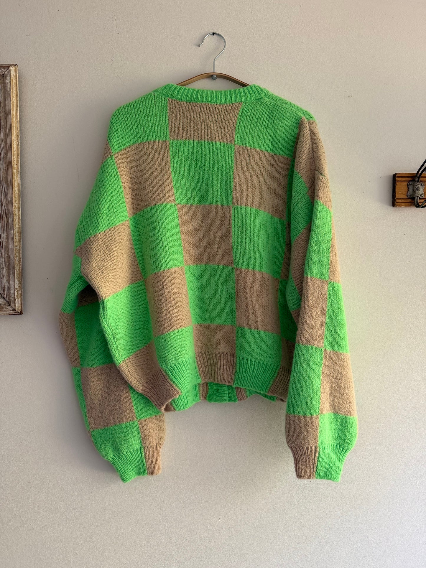 Stine Goya Checkered Cardigan