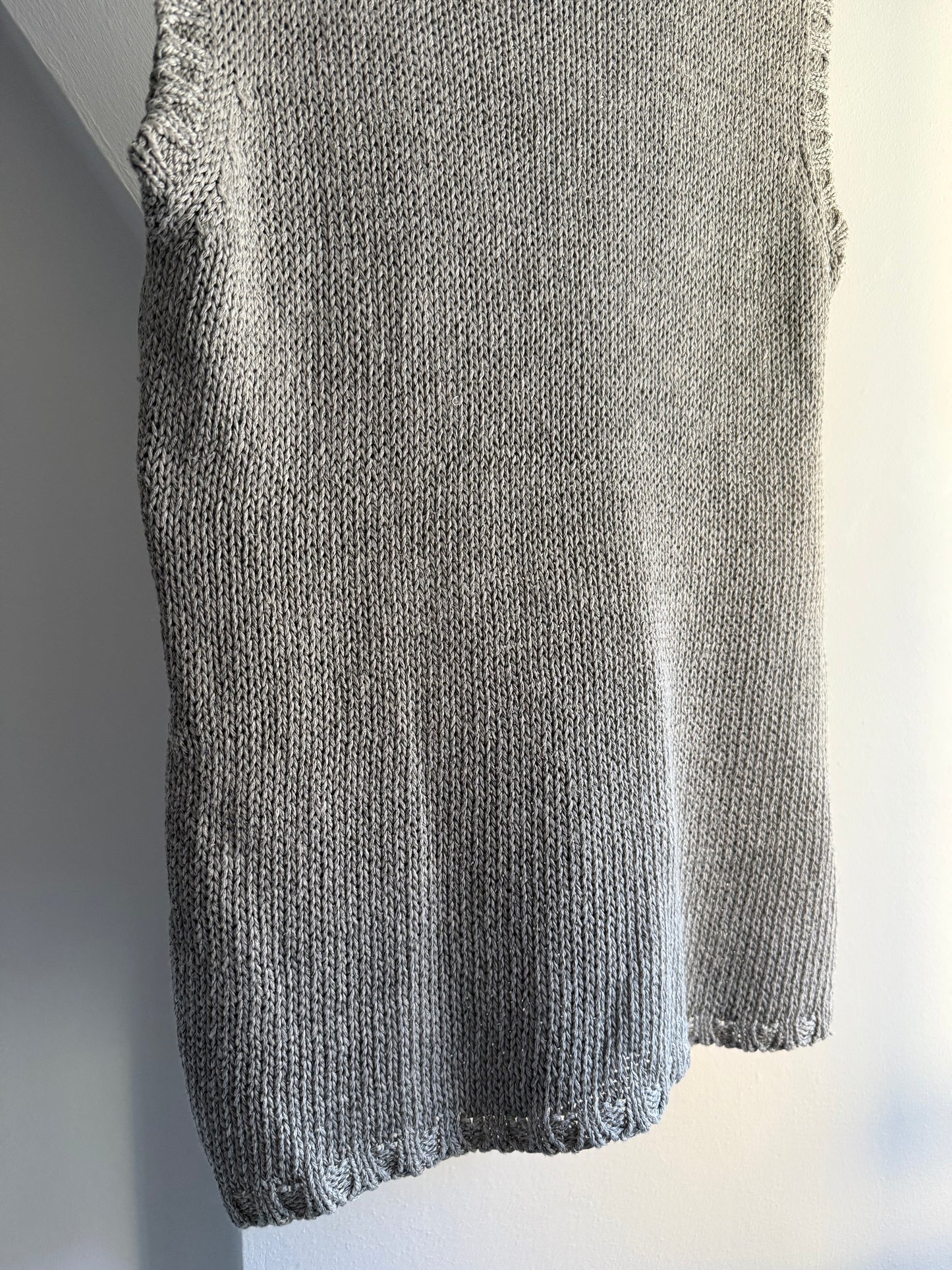 Vintage Max Mara Grey Soft Knitted Vest