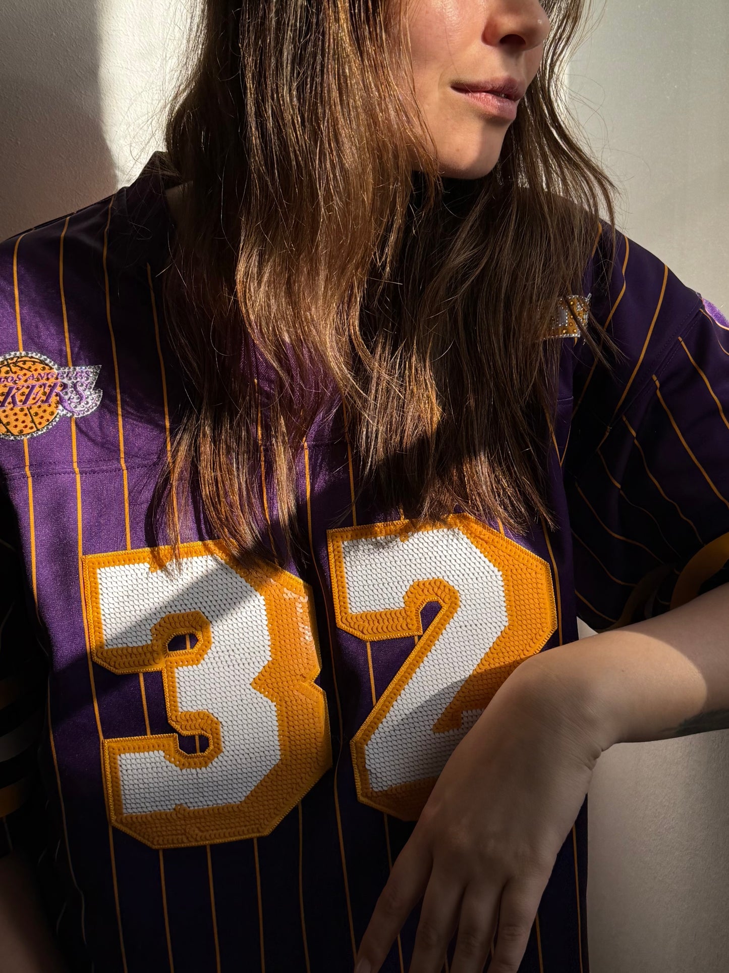 Dannijo Lakers Cropped Sports Tee