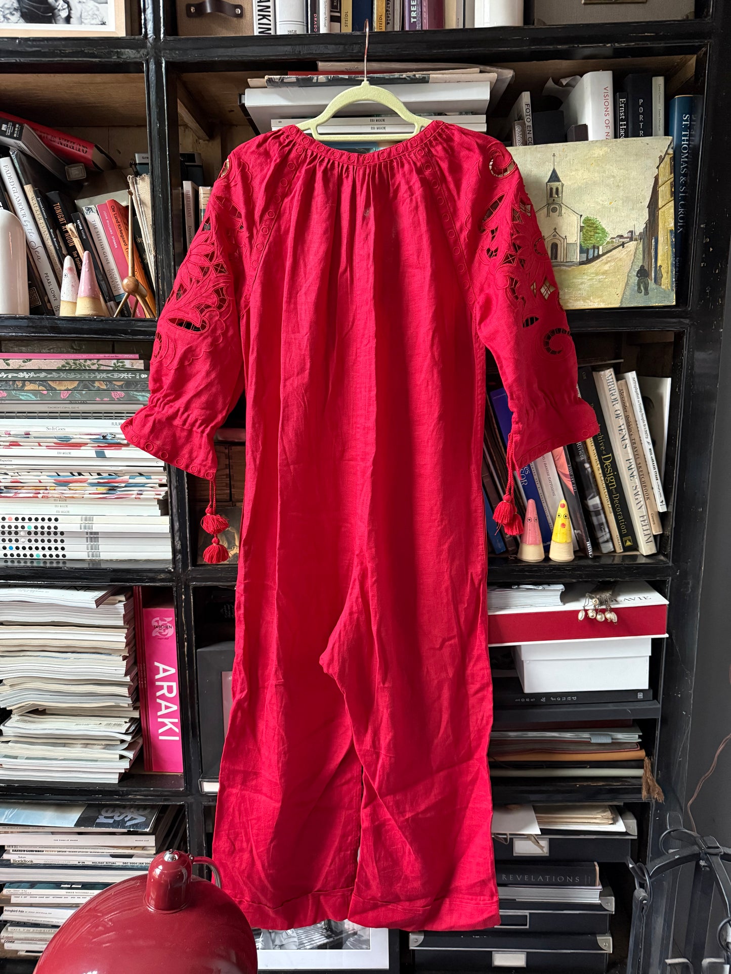 Vita Kin Red Tassel Jumpsuit