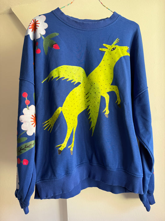 Ukrainian is the Beast Space Horse Sweatshirt