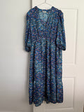 Sandro Blue Floral Dress
