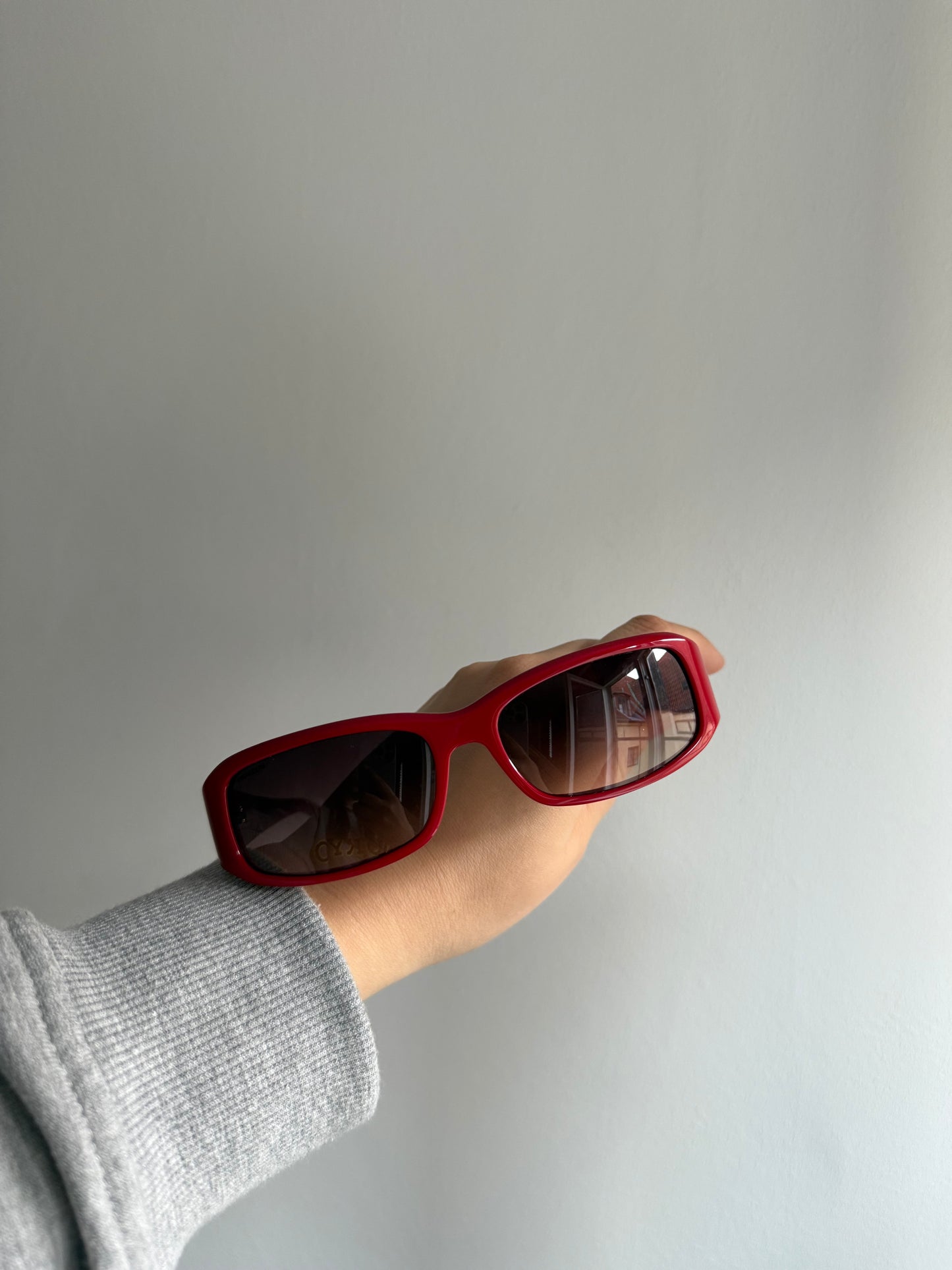 Vintage Rare Red Prada Sunglasses with Stars