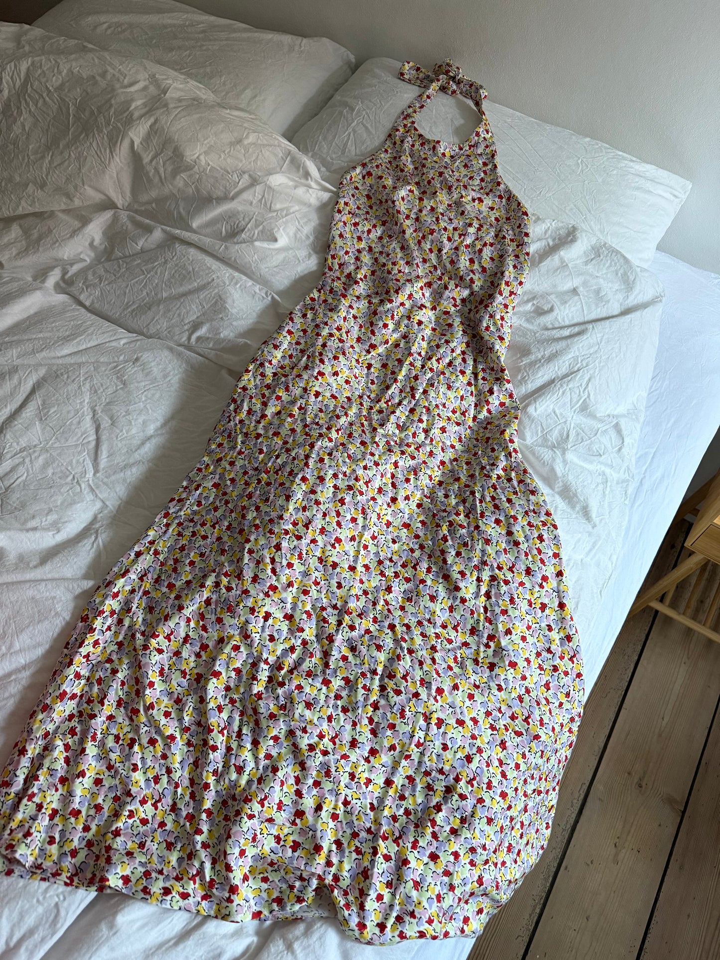Rouge Maxi Flower Dress