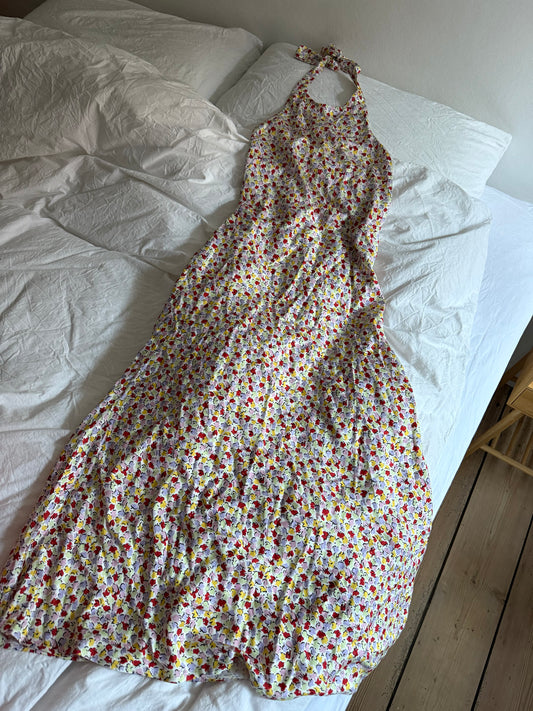 Rouge Maxi Flower Dress