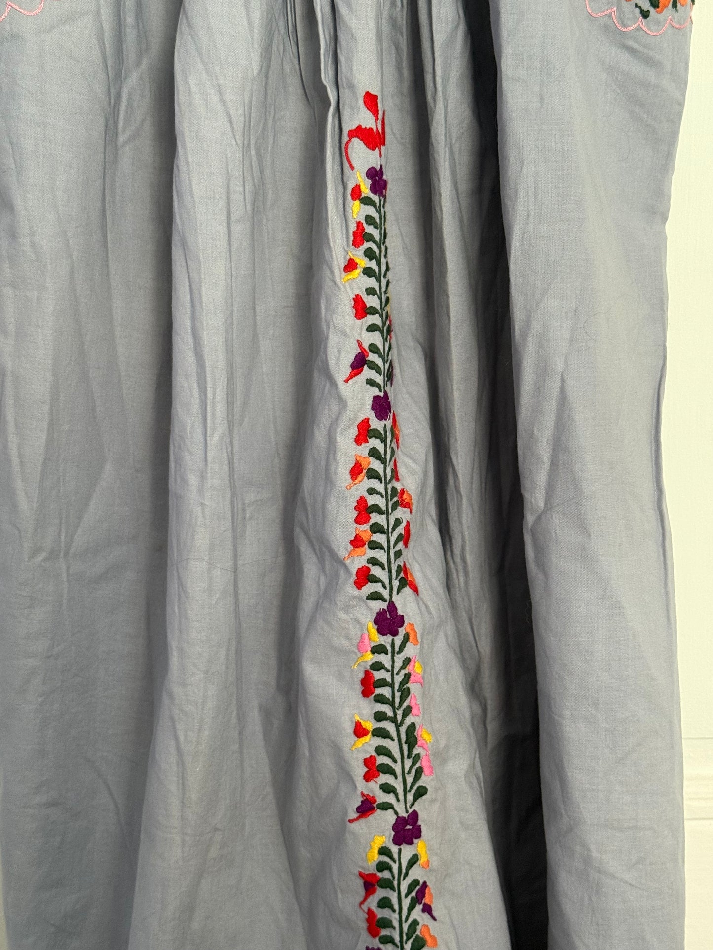 Vintage PAUL & JOE Embroidered Floral Dress