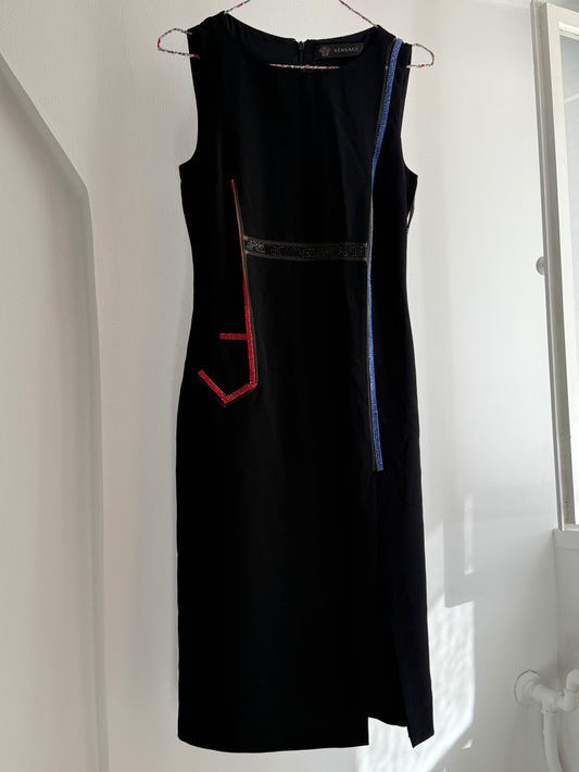 Vintage Versace Silk Cocktail Dress