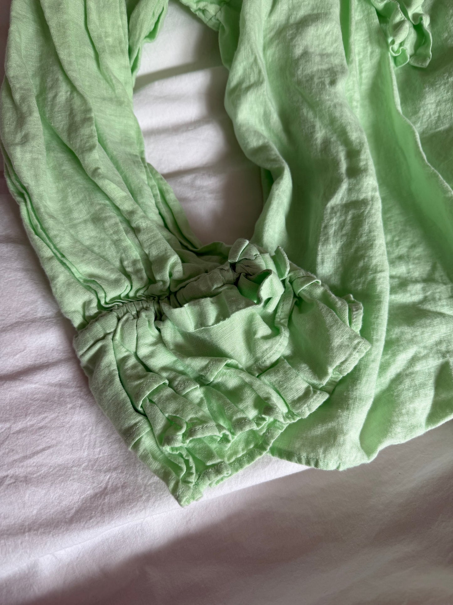 Sleeper Green Balloon Blouse