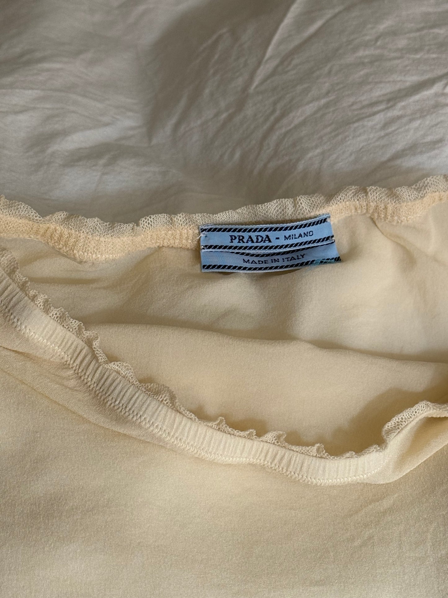 Vintage Prada Silk Skirt