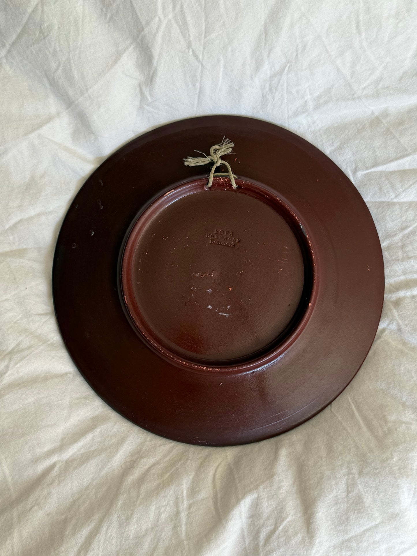 Vintage BOFA Bornholm 1950-60s Ceramic Wall Plaque