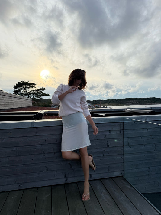Vintage Prada Silk Skirt