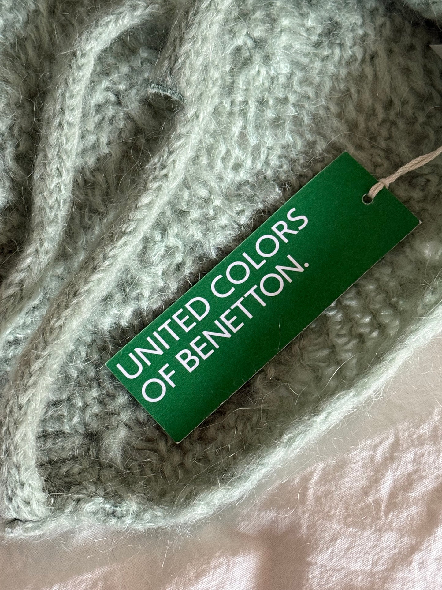 United Colors Of Benneton Mohair Blend Bonnet with Ties