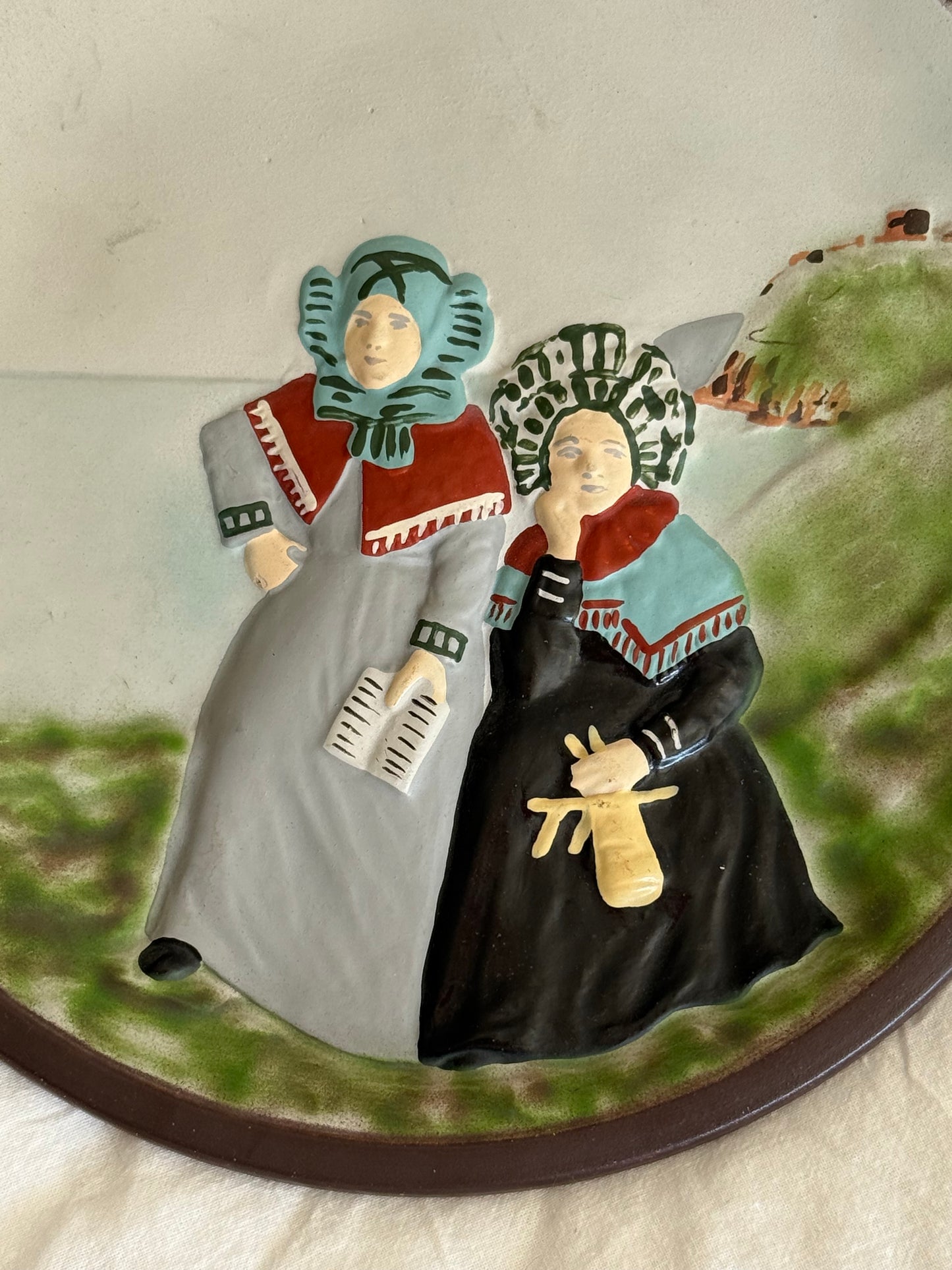Vintage BOFA Bornholm 1950-60s Ceramic Wall Plaque