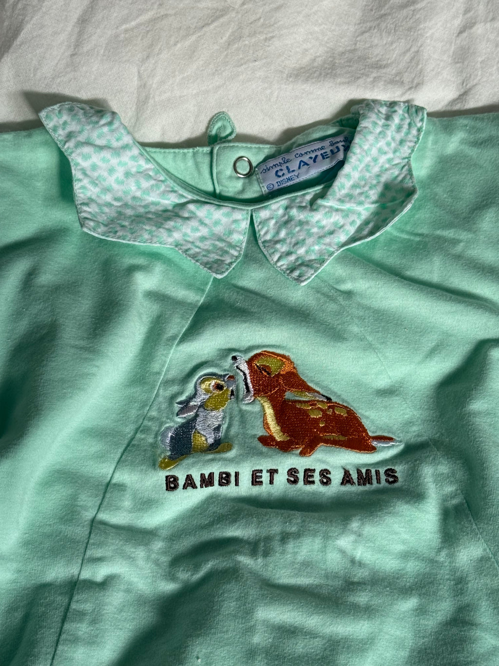 Vintage Baby Rumper with Disney Motifs
