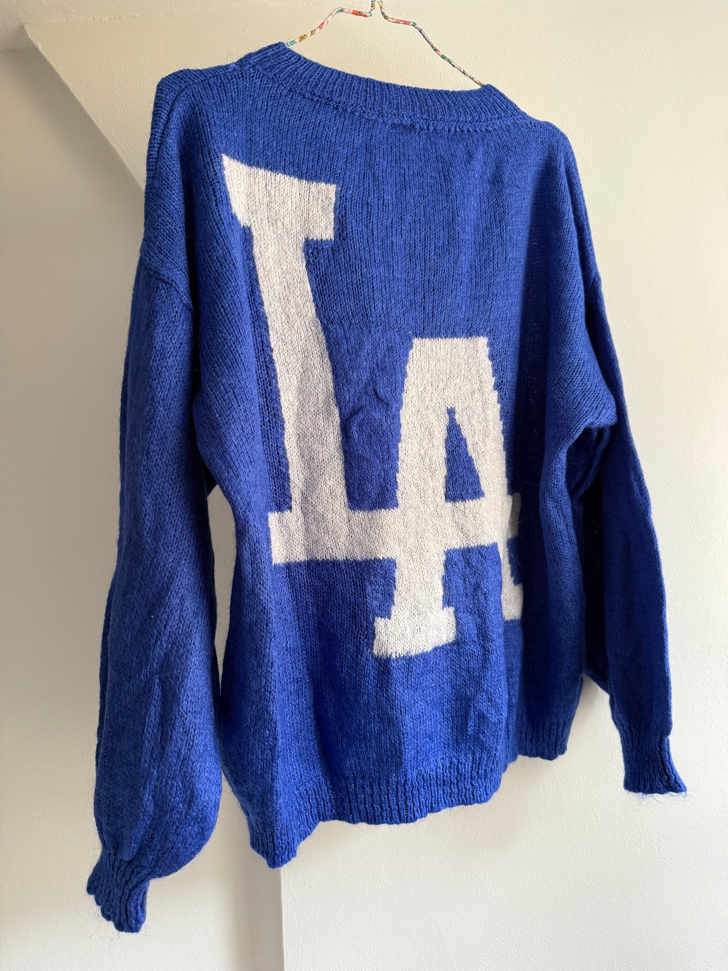 Vintage Blue LA Sweater Mohair Blend Sweater