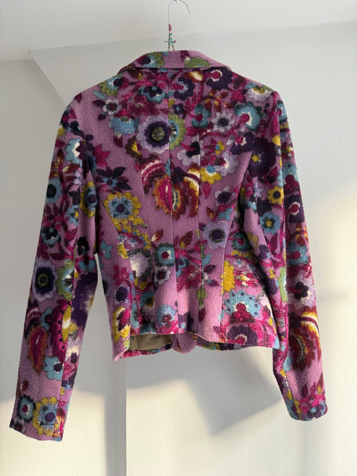 Vintage Rare Ungaro Paris Blazer with Flower Motif