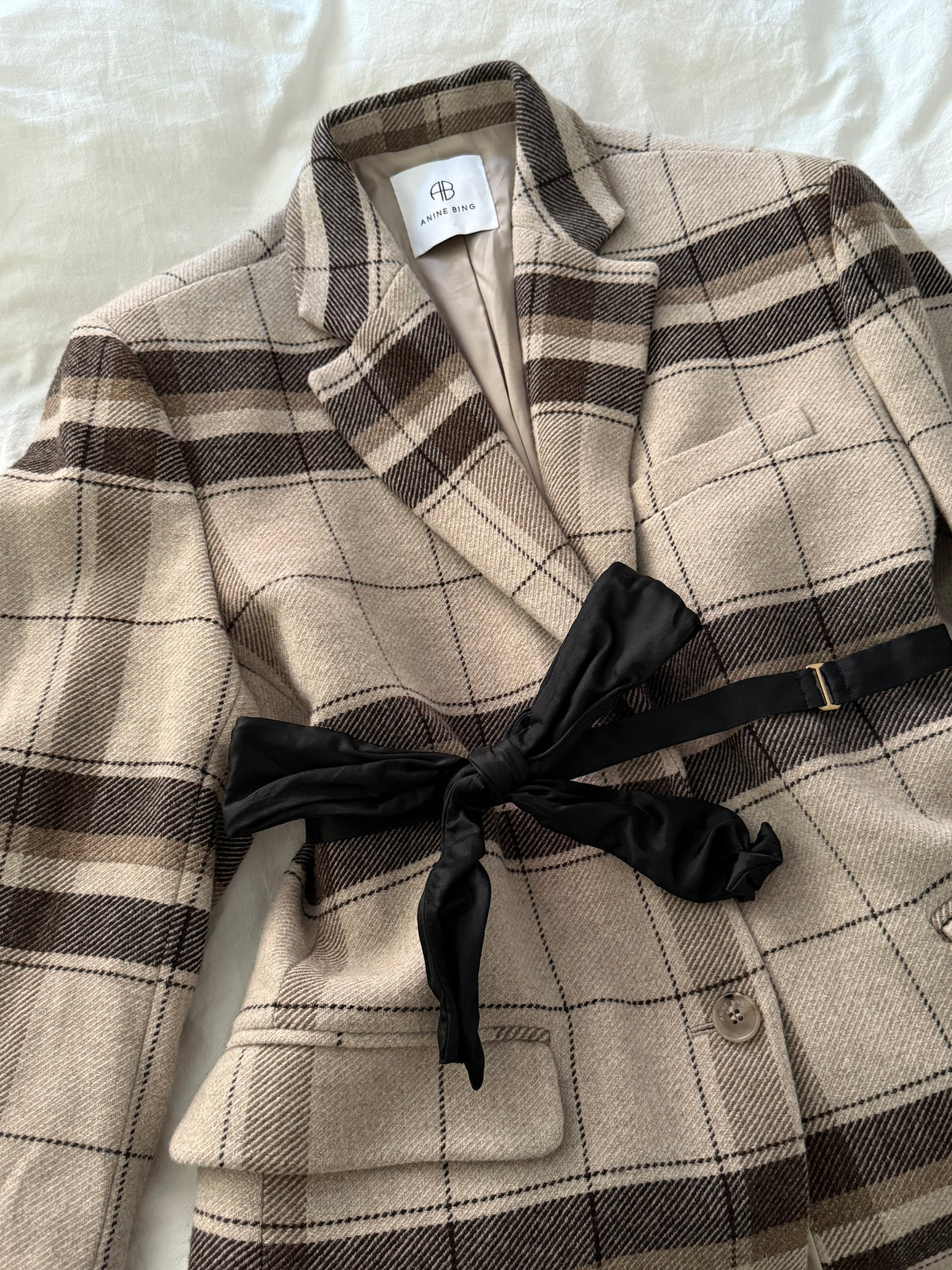 Marni Black Oversize Statement Bow Belt