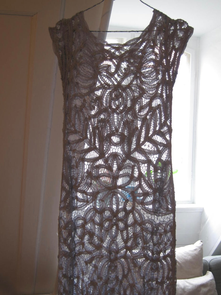 Vintage Dove Lace Dress