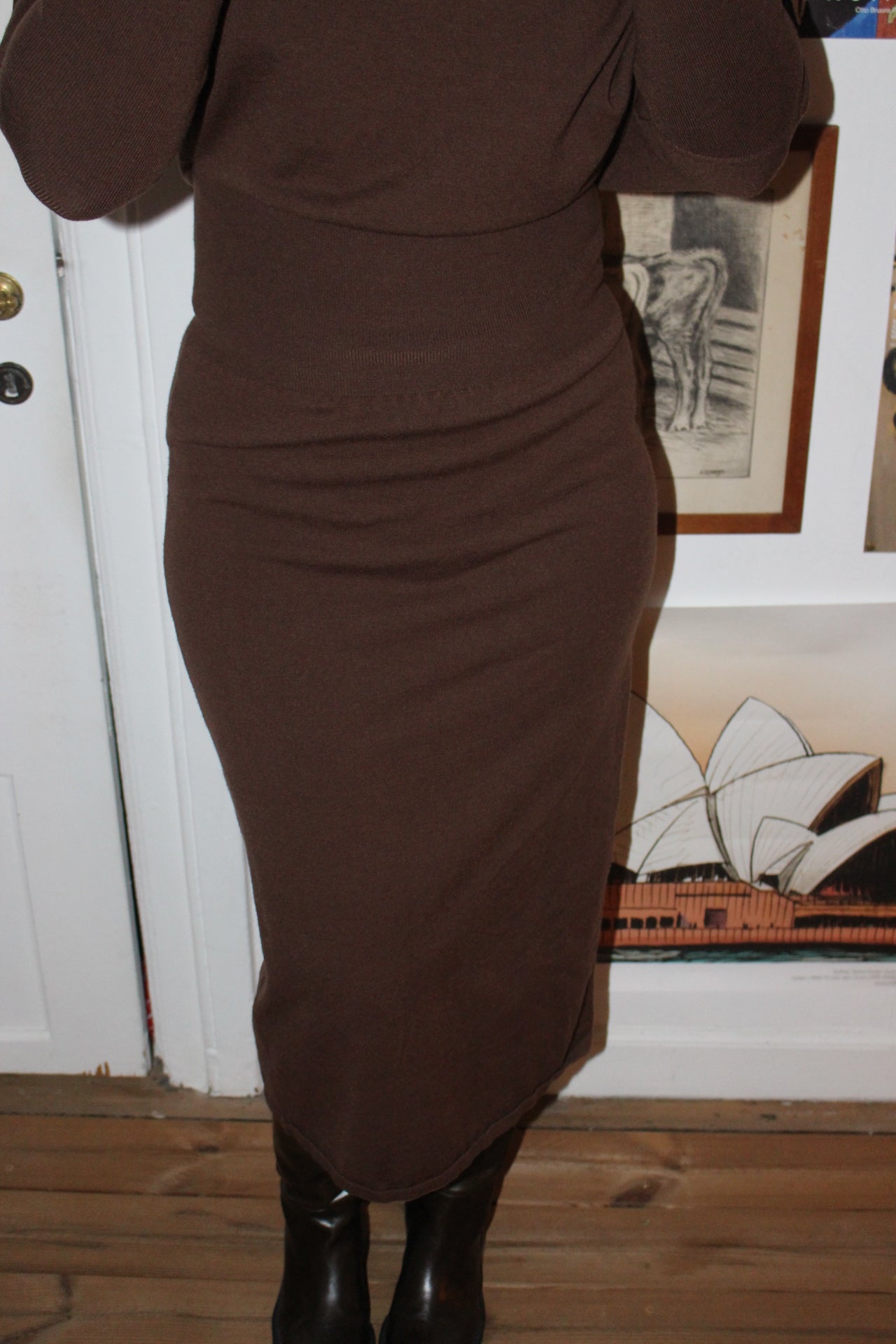 Simkhai Brown Wool Knitted Dress