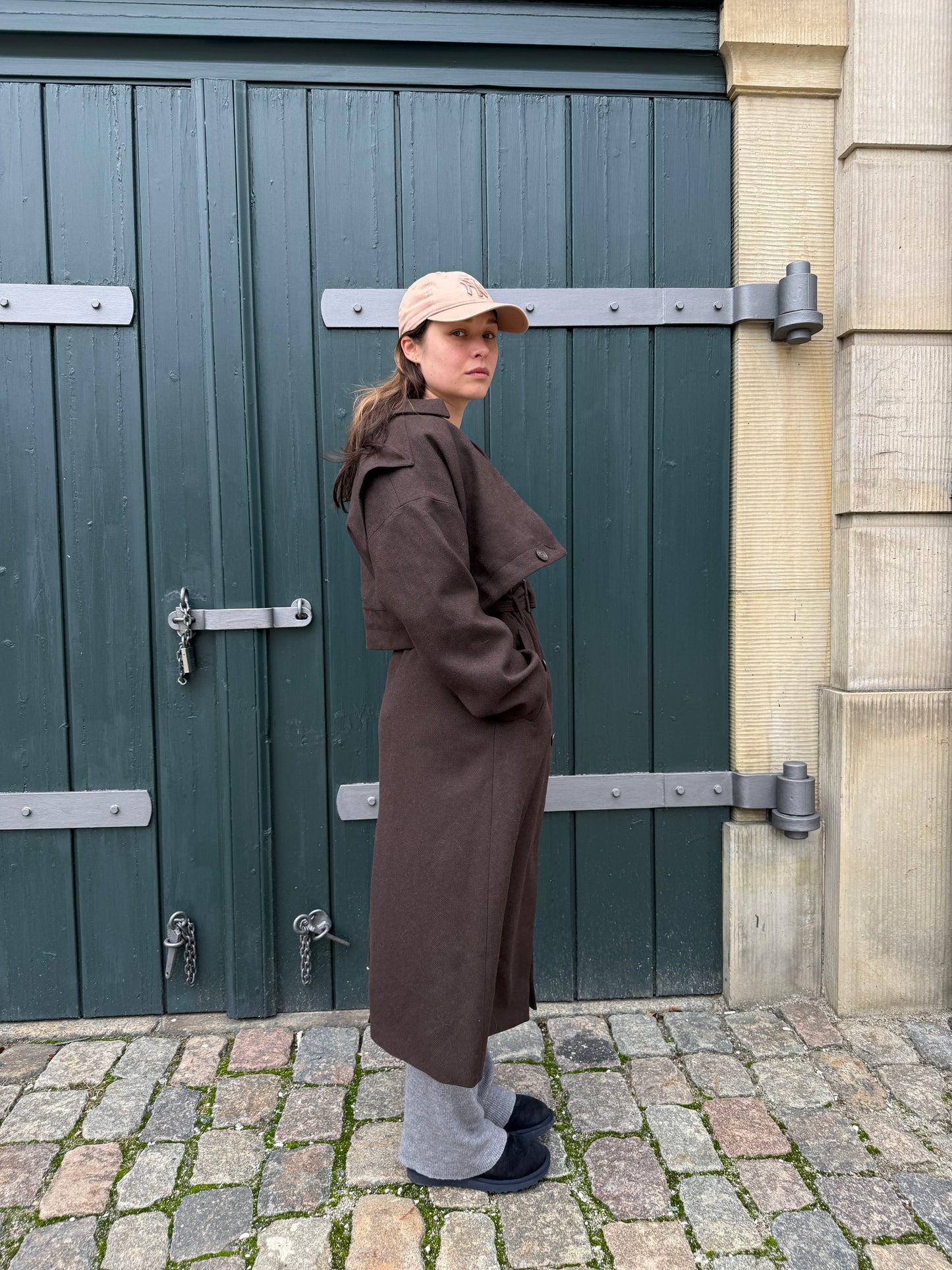 Gestuz Brown 2 Pieces Trenchcoat