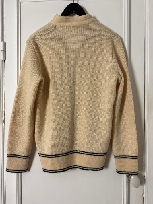 Vintage Alpaca Cardigan with Embroidery