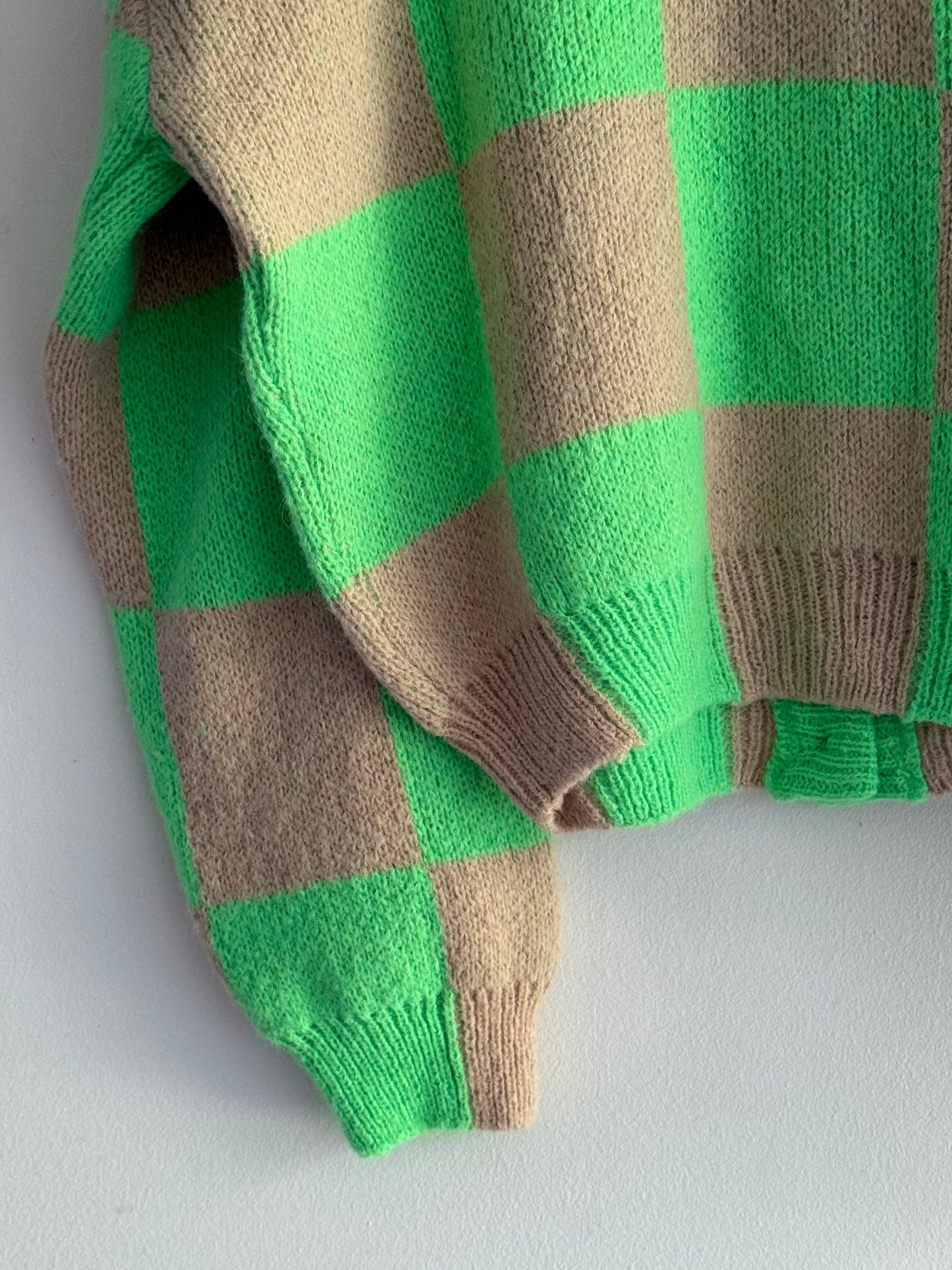 Stine Goya Checkered Cardigan