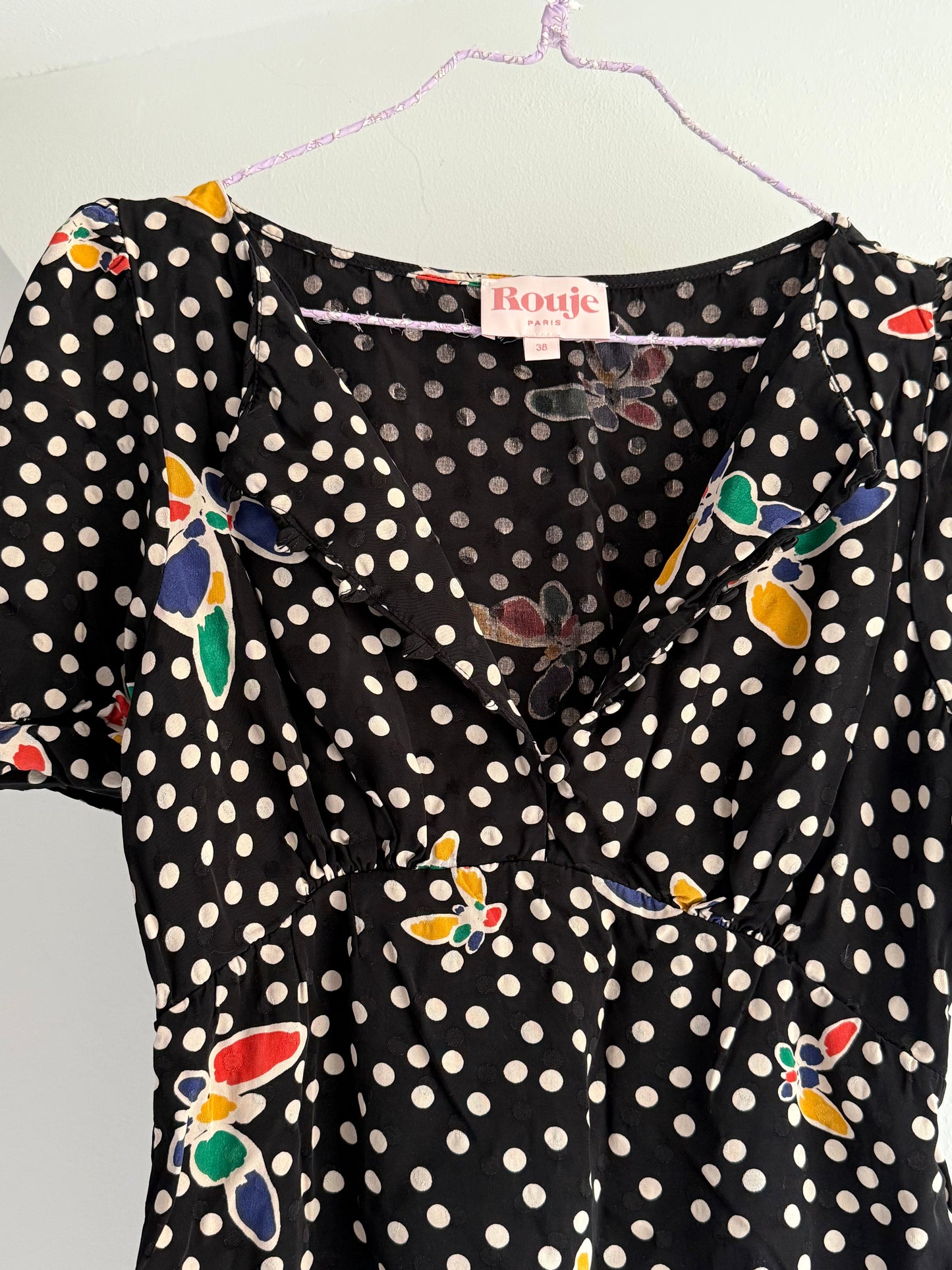 Rouje Polka Dots Midi Dress