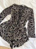 Rare Vintage Sonia Rykiel Set with Leaf Pattern