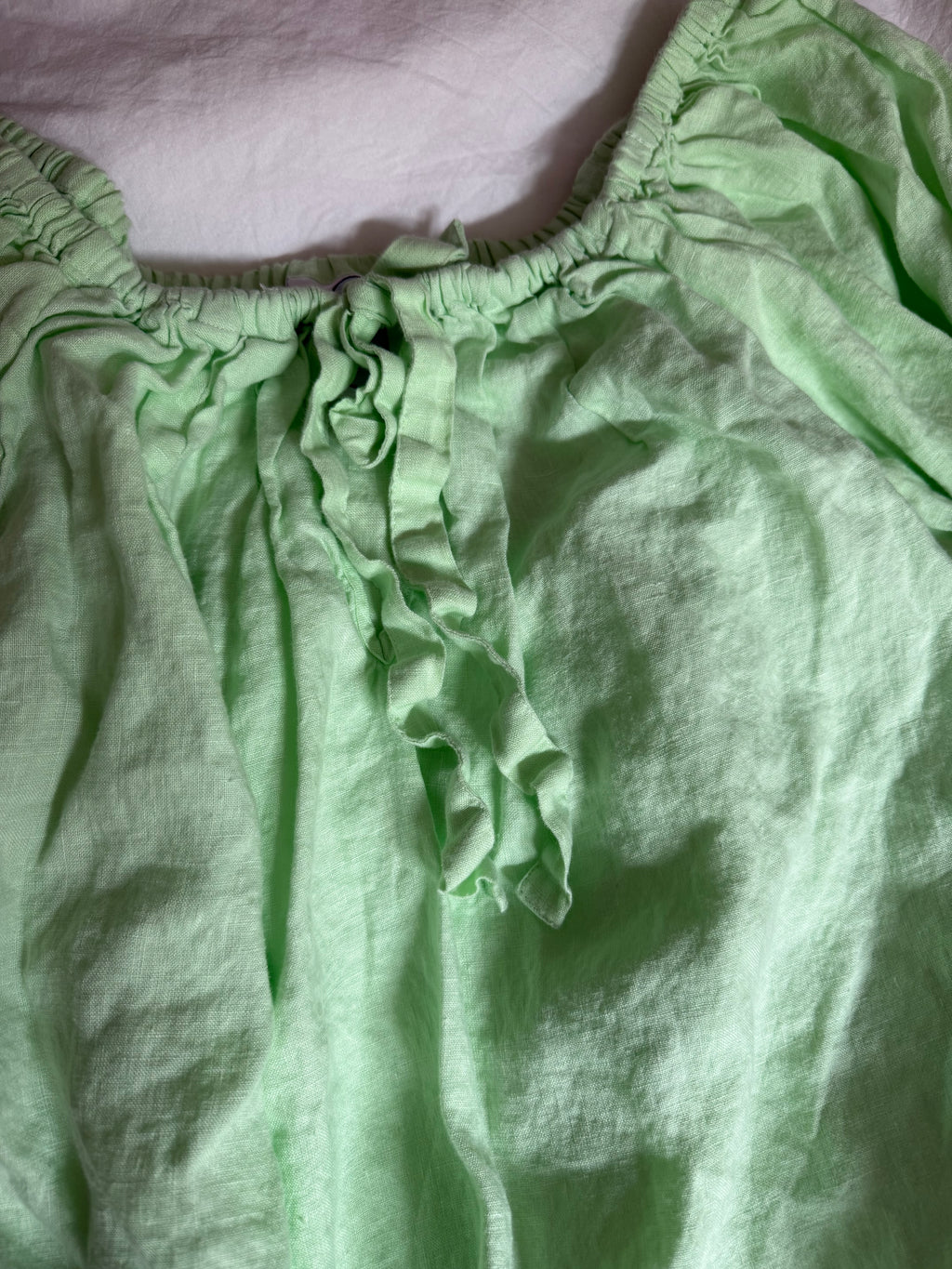 Sleeper Green Balloon Blouse