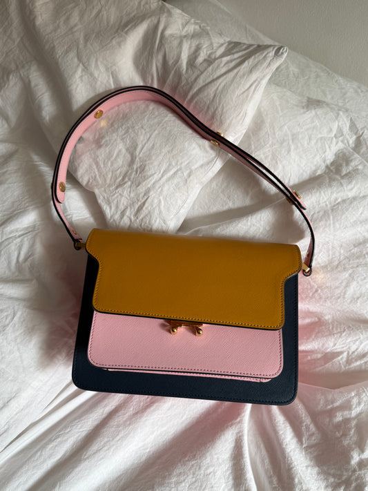 MARNI Saffiano Medium Trunk Bag