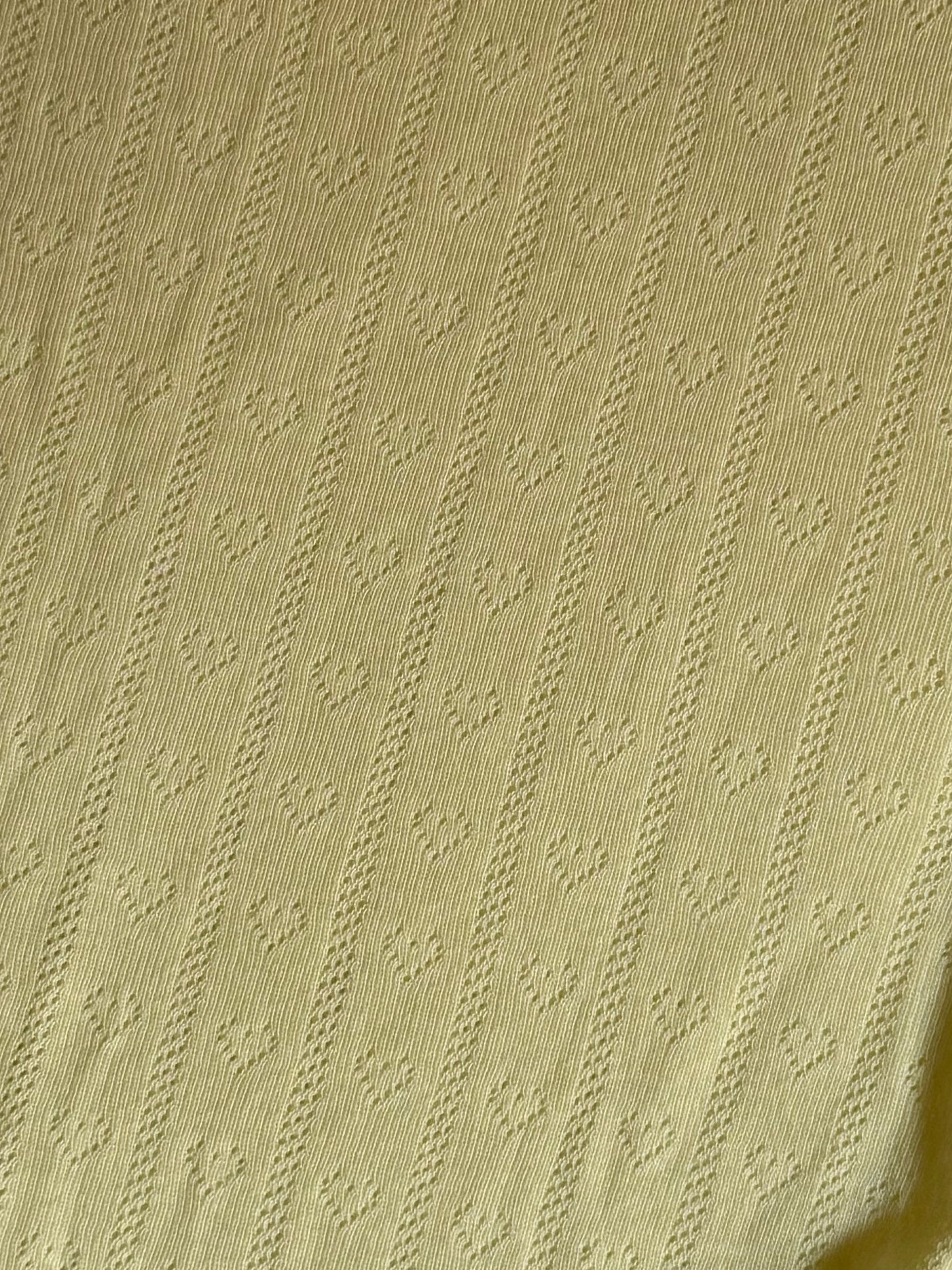 Mads Nørgaard Butter Yellow Heart Pointelle Tee