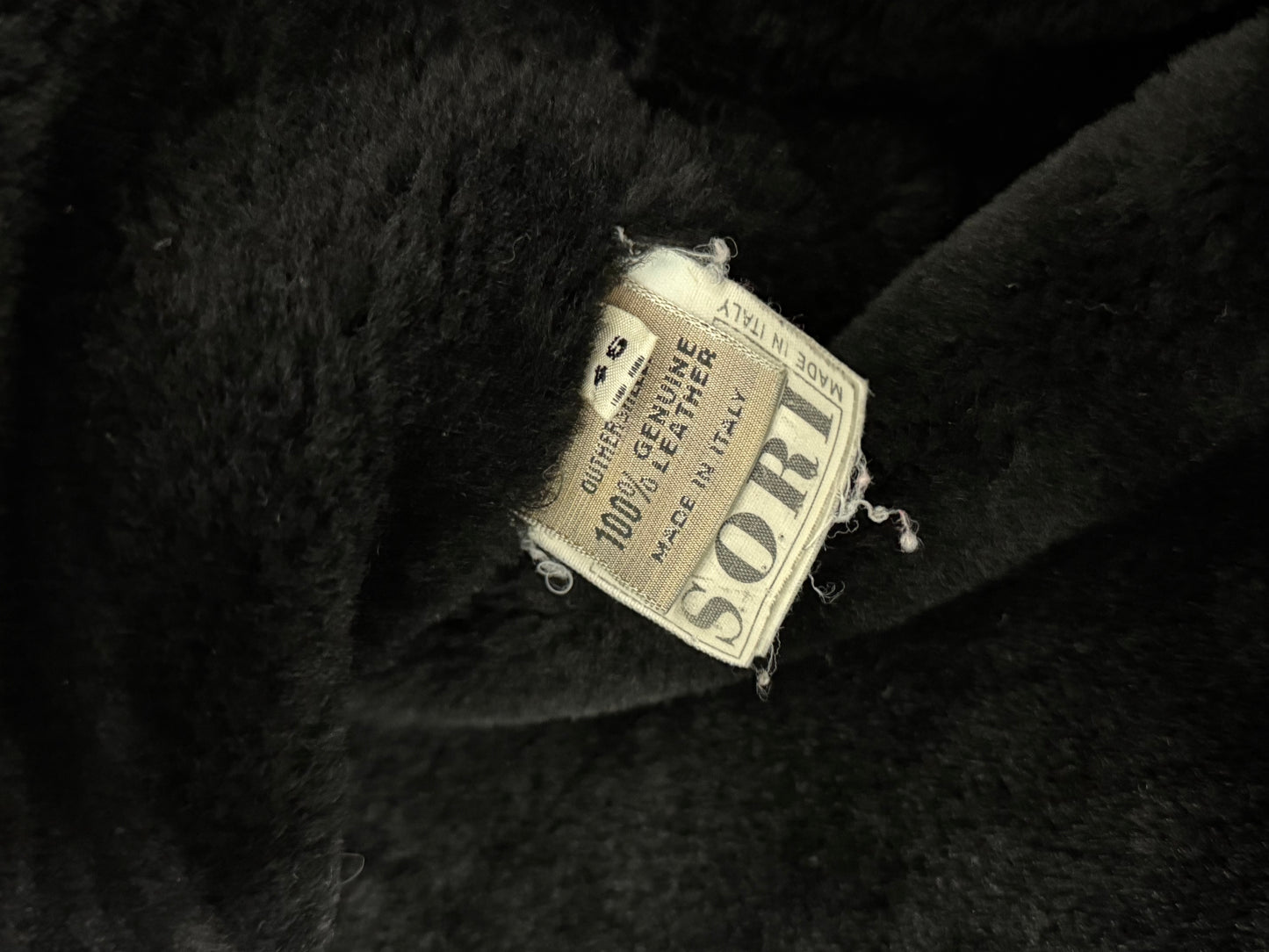 Rare Vintage Elisa Sori Quilted Coat with Soft Faux Shearling