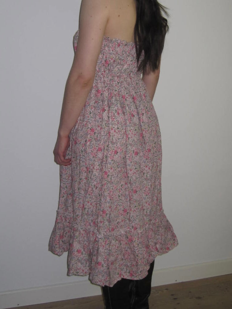 Batsheva x Laura Ashley Strapless Flower Dress