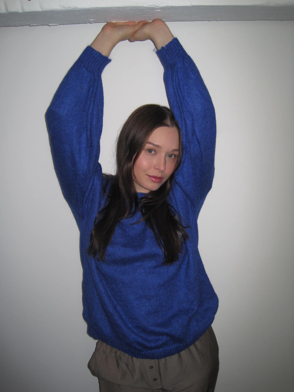 Vintage Blue LA Sweater Mohair Blend Sweater