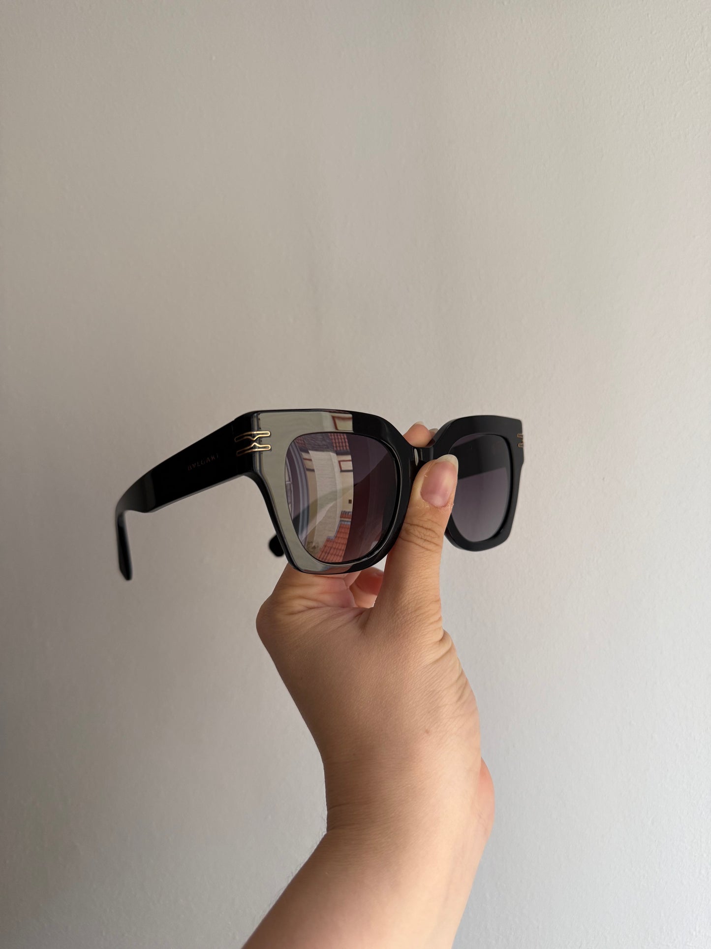 BVLGARI Sunglasses with Eggplant Cover