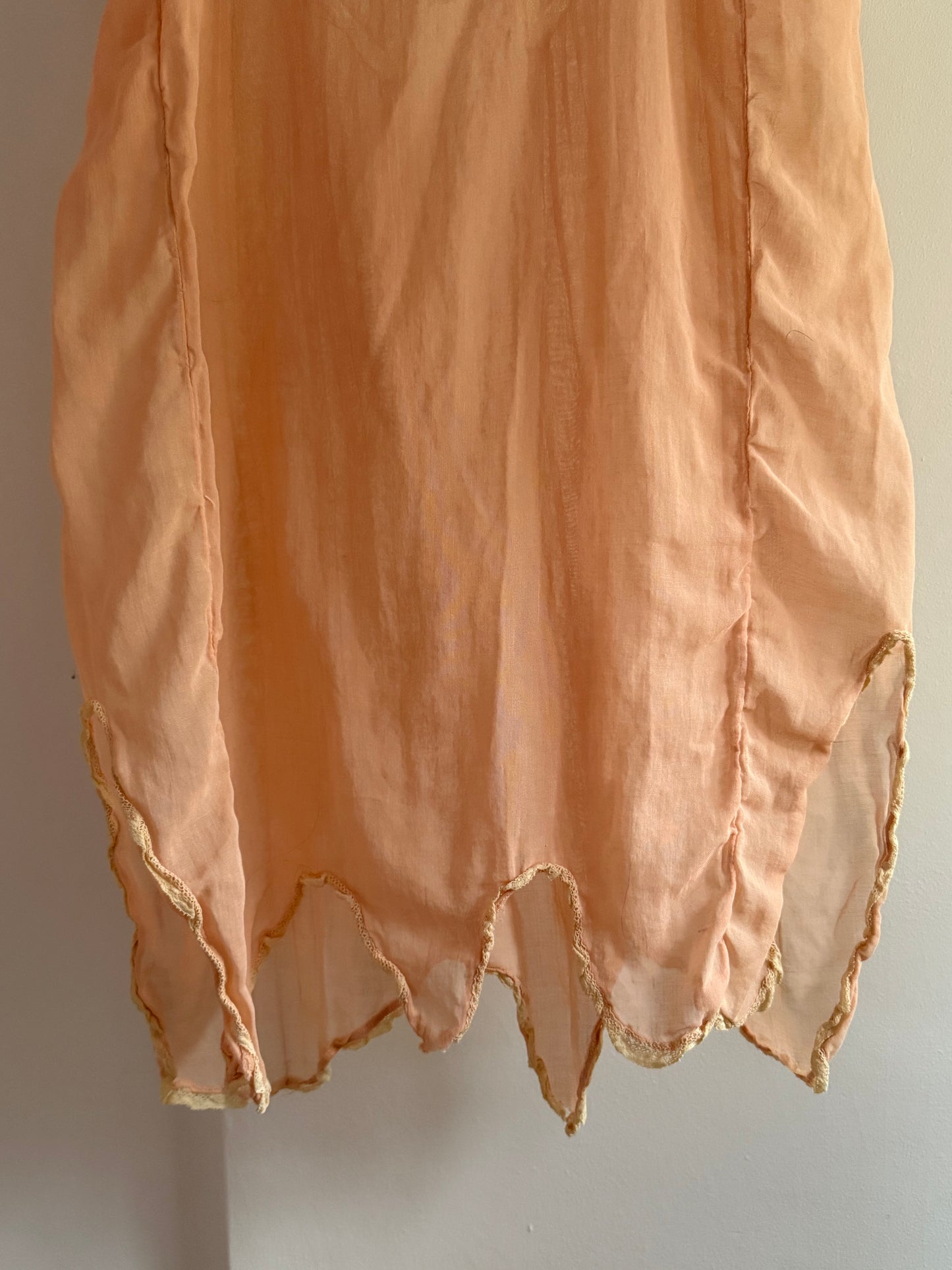 Vintage Long Top with Small Flower Attached