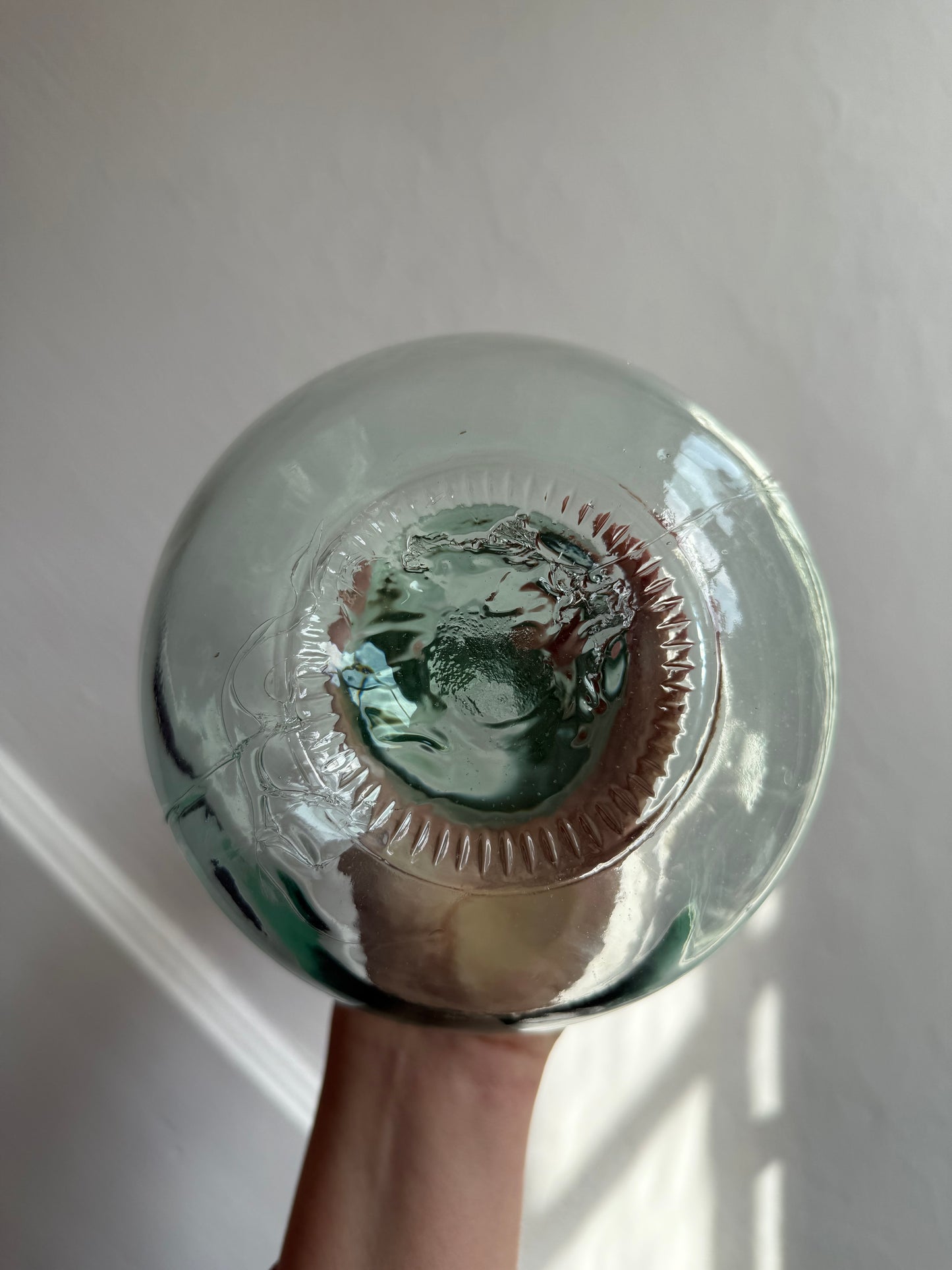 Vintage Glass Decanter with Stopper
