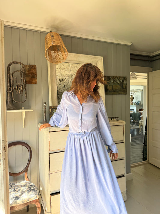 Hofmann Skyblue Skirt with Shimmer