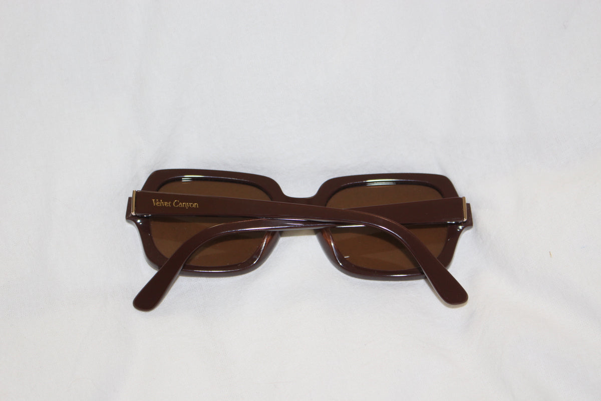 Brown Velvet Canyon Sunglasses