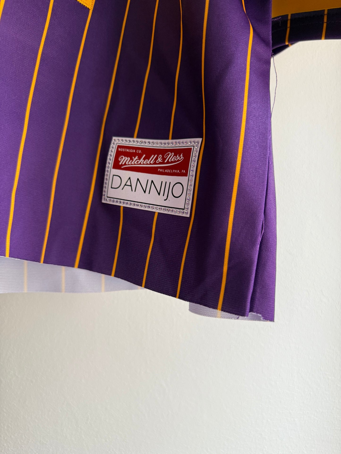 Dannijo Lakers Cropped Sports Tee
