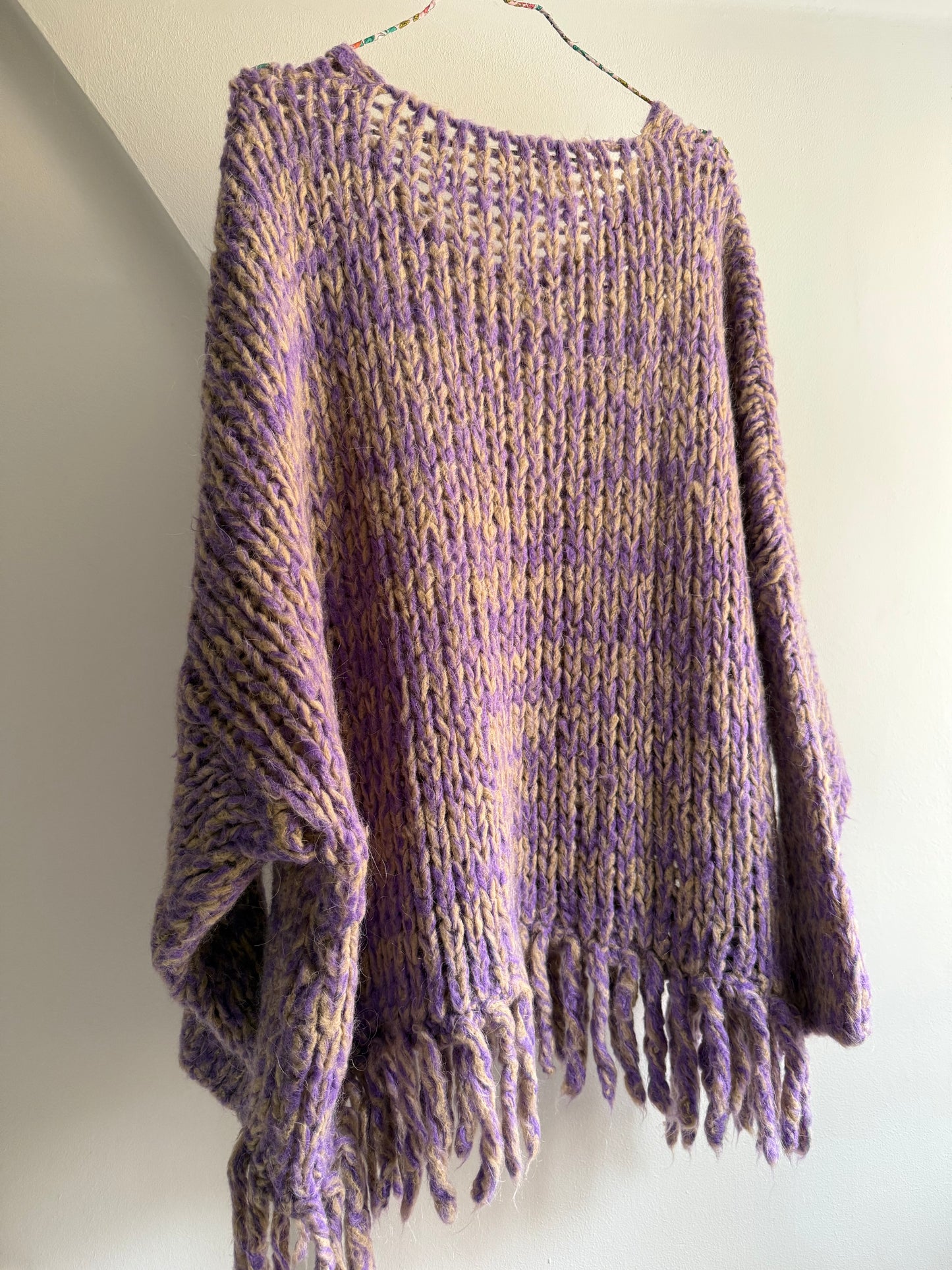 Vintage Purple Mohair Blend Sweater