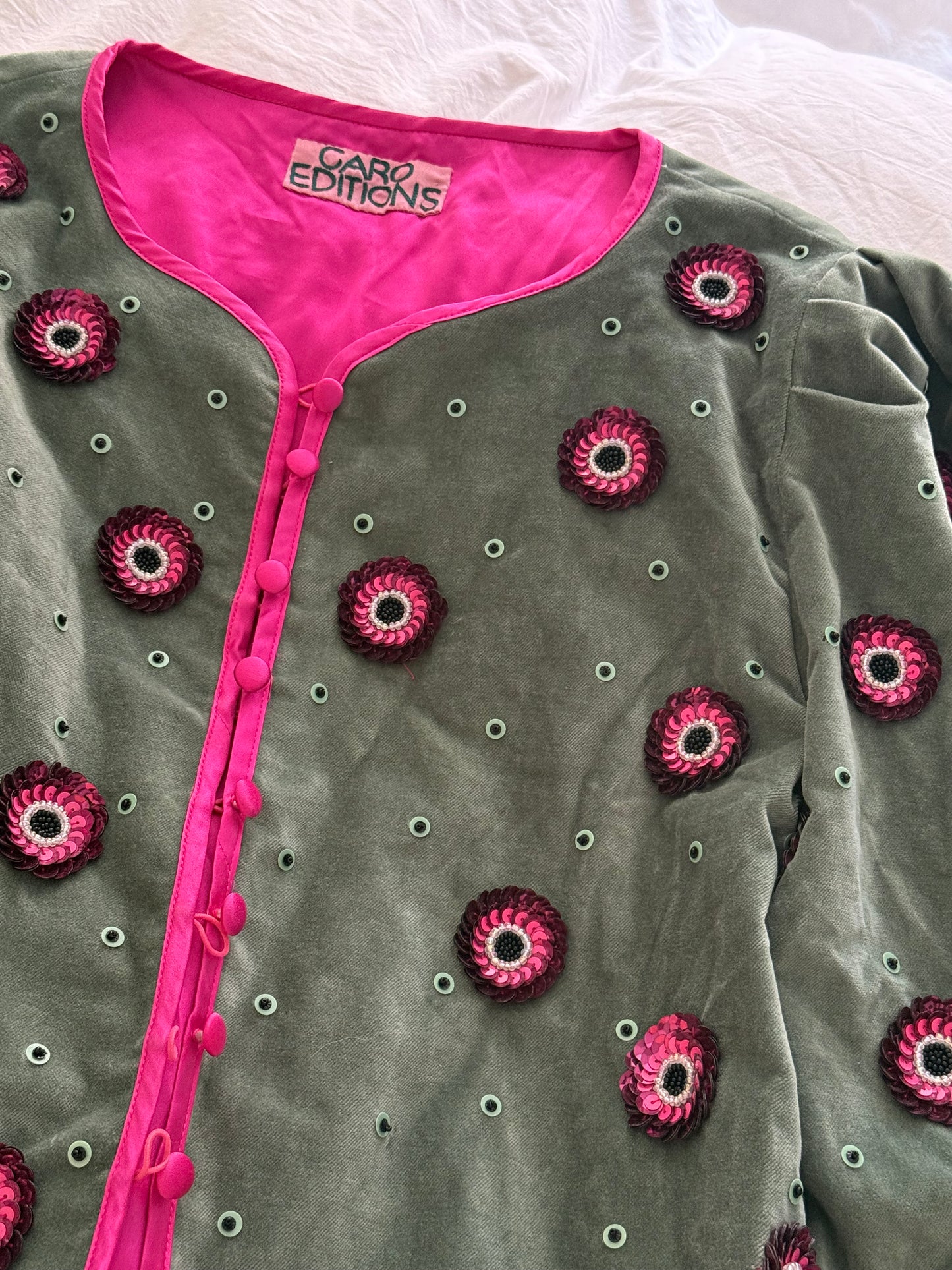 Caro Edition Velvet Sequins Jacket