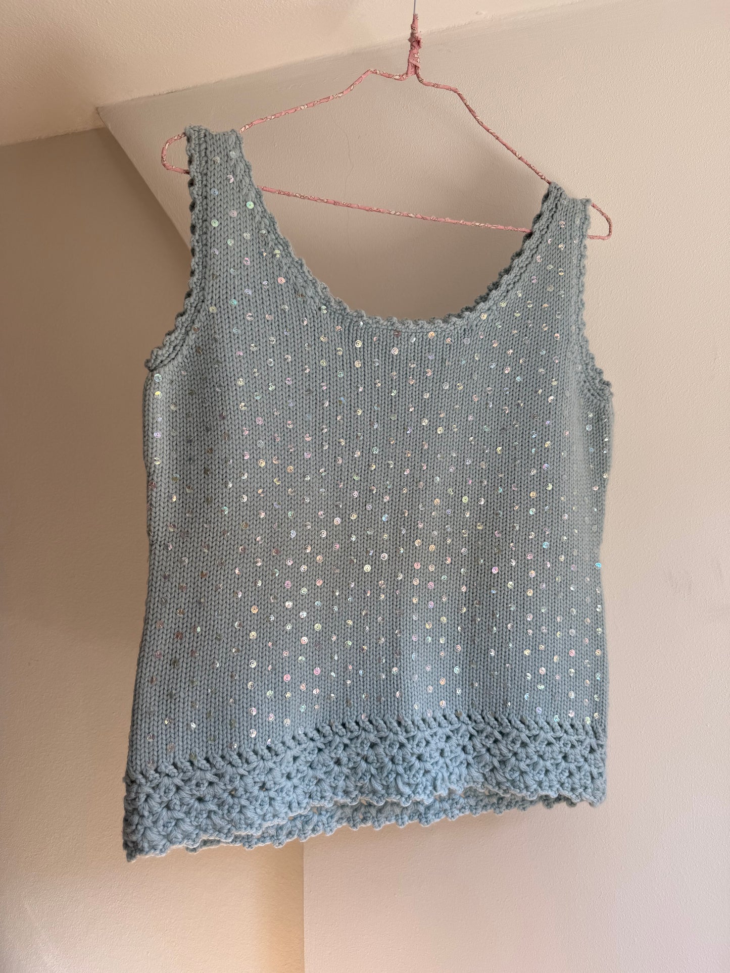 Vintage Hong Kong Mohair Knit Tank