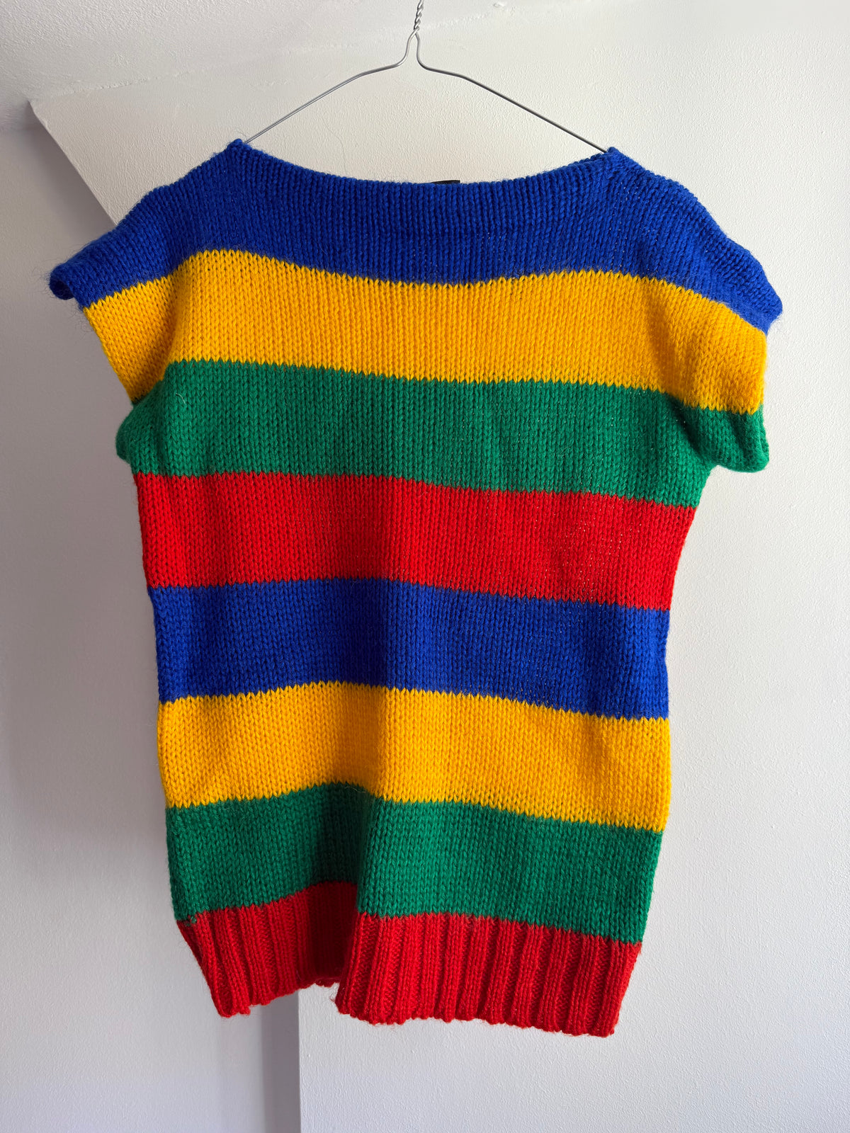 Vintage Multicolor Striped Mohair Blend Sweater