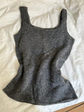 Vintage Grey Knit Tank Top