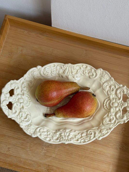 Vintage 1930-1940 Swedish Ceramic Serving Platter