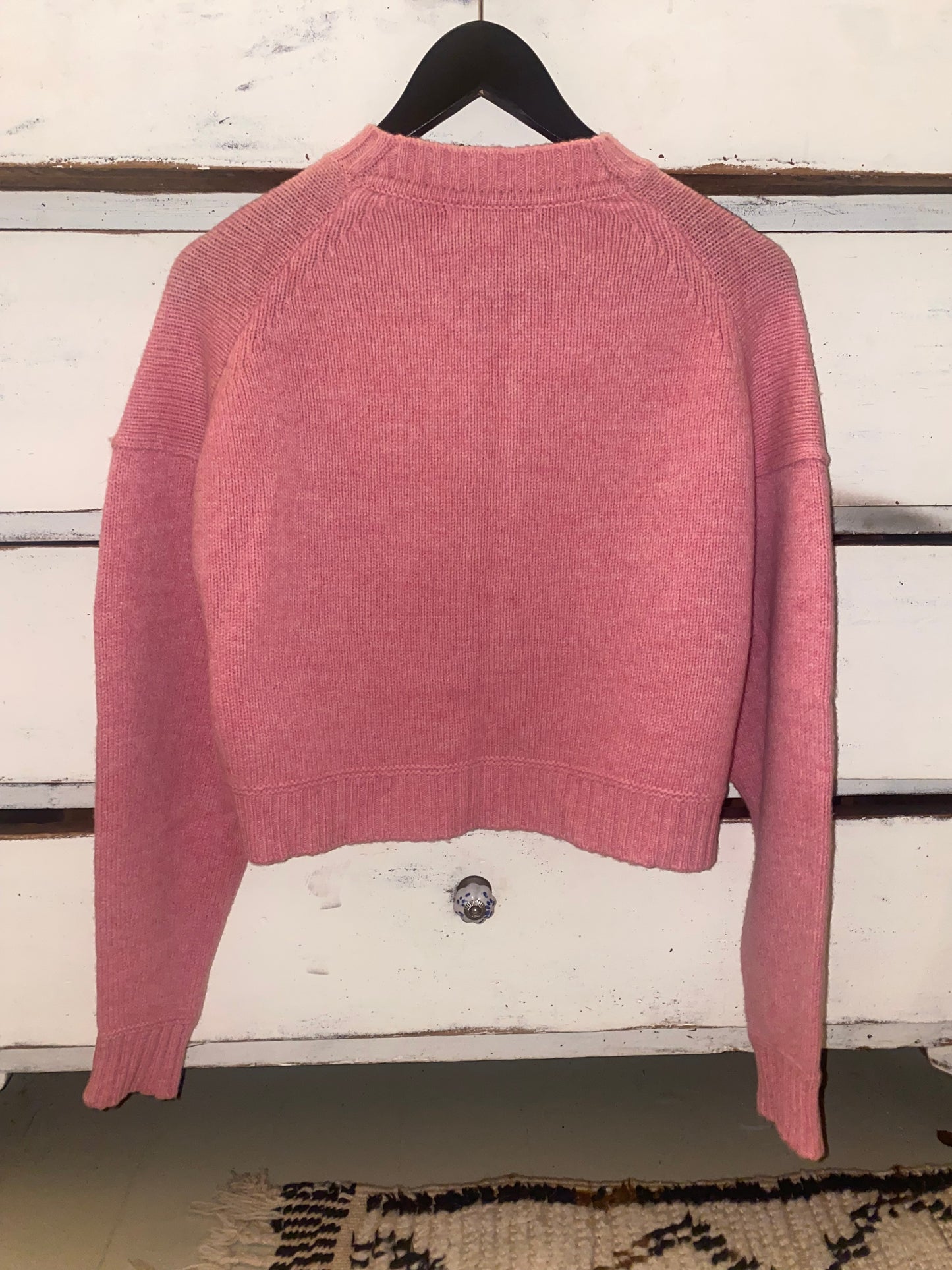 Boden Pink Wool Cardigan