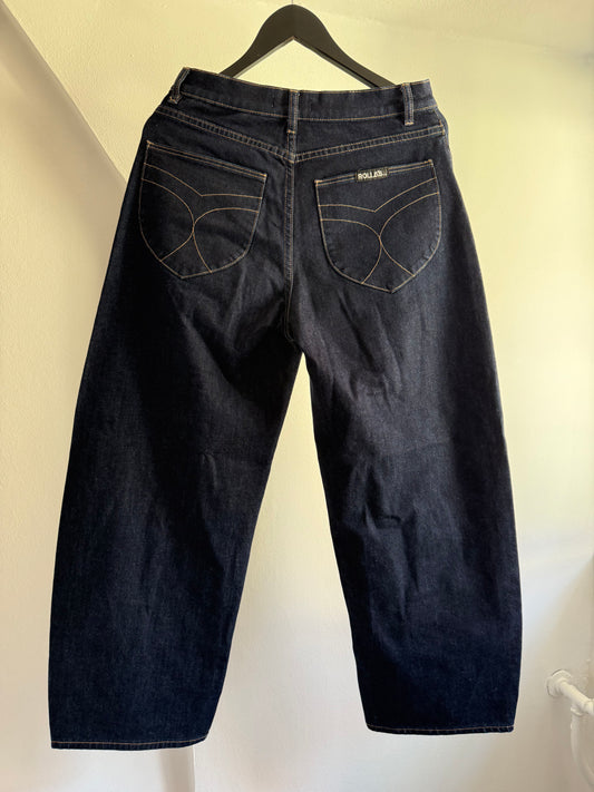 Rolla’s Barrel Curved Leg Denim Jeans