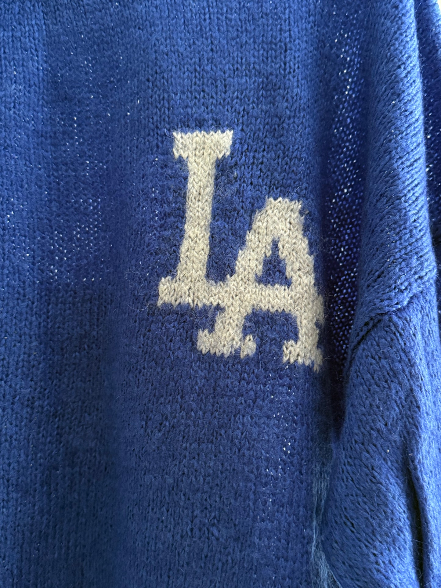 Vintage Blue LA Sweater Mohair Blend Sweater